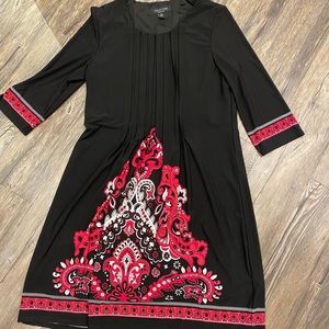 Women’s black and pink dress